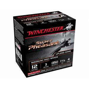 chester Super Pheasant 12 Gauge 3 #4 Lead Shot 1-5/8 Oz Box Of 25 Ammo