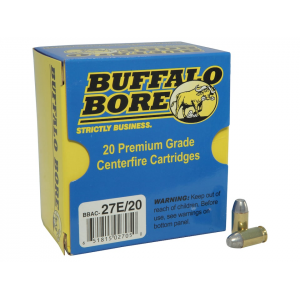 BUFFALO Bore 380 Acp Ammo 100 Grain Flat Nose Box Of 20