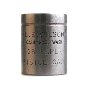 L.E. Wilson Max Cartridge Gauge 38 Super - L.E. Wilson