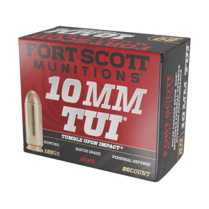 t Scott Munitions TUI 10mm Auto 125 Grain Solid Lead Free Box Of 20 Ammo