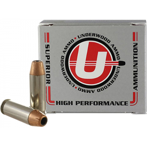 Underwood 45 Winchester Magnum Ammo 230 Grain Hornady XTP Jacketed Hollow Point Box of 20 - Underwood Ammunition