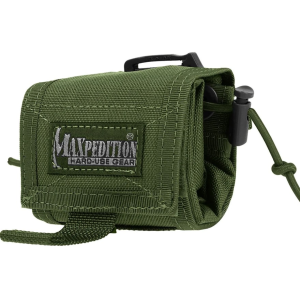 Maxpedition Rollypoly Collapsible Dump Pouch Holds 7 AR-15 30 Round Magazine Nylon Olive Drab - Maxpedition Hard-Use Gear