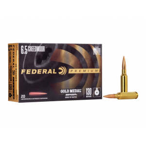 eral Premium Gold Medal 6.5 Creedmoor 130 Grain Berger Tactical Hybrid Match Jacketed Hollow Point Case Of 200 (10 Boxes Of 20) Ammo