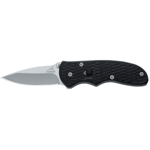 Gerber Mini Fast Draw Assisted Opening Pocket Knife 2.1" Drop Point 7Cr17MoV Matte Blade Nylon Handle Black - Gerber