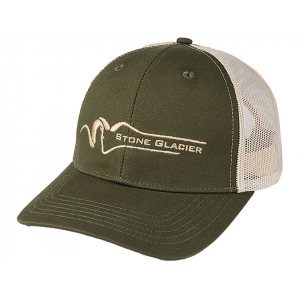STONE GLACIER Mens SG Classic Trucker Hat Military/Tan