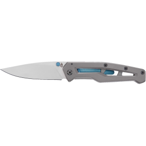 Gerber Paralite Pocket Knife 3.1" Drop Point 5Cr15MoV Stainless Blade Stainless Steel Handle Stainless - Gerber
