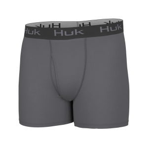 Huk Men's Solid Boxer Briefs Night Owl XL - Huk
