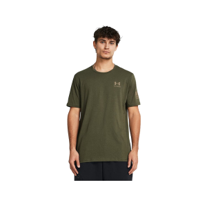 Under Armour Men's Freedom Flag Gradient Short Sleeve Crew Neck T Shirt Marine OD Green 2XL - Under Armour