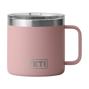 YETI Rambler Mug 14 oz with Magslider Lid Sandstone Pink - Yeti