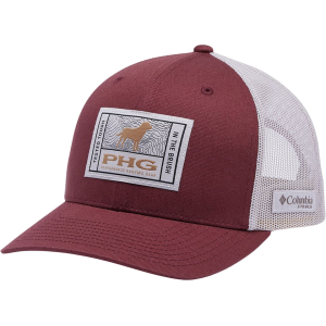 Columbia Men's PHG Patch Mesh Snap Back Hat Red Rocks/Dark Stone/Dog One Size Fits Most - Columbia