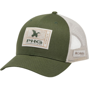 Columbia Men's PHG Patch Mesh Snap Back Hat Surplus Green/Duck One Size Fits Most - Columbia
