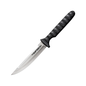 Cold Steel Spike Fixed Blade Knife 4" Tokyo 4116 Krupp Satin Blade Griv-Ex Handle Black - Cold Steel
