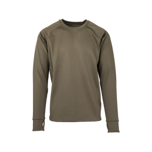 MidwayUSA Men's Elk Fork Grid Fleece Long Sleeve Crew Neck Shirt Loden Large Tall - Midwayusa
