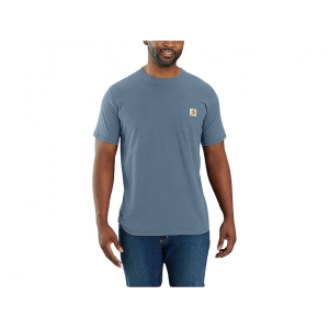 CARHARTT Men's Force Relaxed Fit Lightweight Short Sleeve Crew Neck T Shirt Thundercloud XL Tall