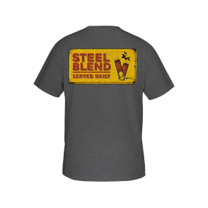 Drake Men's Steel Blend T Shirt Graphite Heather Medium - Drake