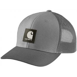 CARHARTT Mens Rugged Flex Twill Mesh Back Logo Patch Hat Asphalt