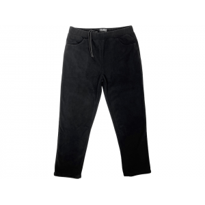 MIDWAYUSA Men's Duck Creek Fleece Insulated Wader Pants Black XL 40-42X32