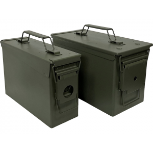MIDWAYUSA Mil-Spec Ammo Can 2-Can Combo Pack 50 and 30 Caliber