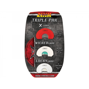 Zink Triple Pak Diaphragm Turkey Call Combo - Zink Calls