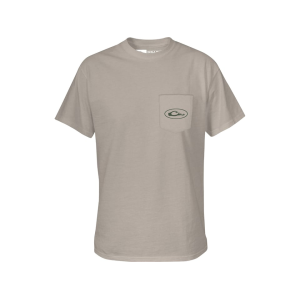 Drake Men's Retro Bass T Shirt Cobblestone Light Heather Medium - Drake