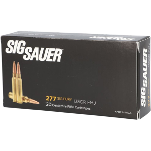 Sig Sauer Elite Performance 277 Sig Fury Ammo 135 Grain Full Metal Jacket Box of 20