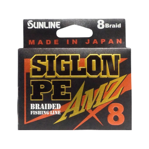 Sunline Siglon PE AMZ Braided Fishing Line 16lb 165yd Orange