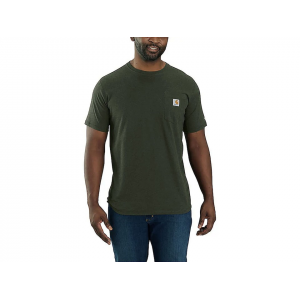 CARHARTT Men's Force Relaxed Fit Midweight T Shirt Forestry Green Heather XL Tall