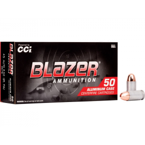 BLAZER 45 Acp Ammo 230 Grain Full Metal Jacket Case Of 1000 (20 Boxes Of 50) 10076683035704 650719