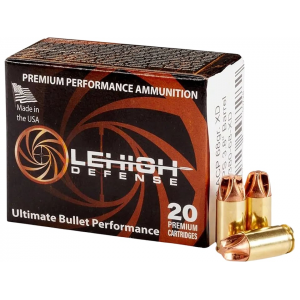 igh Defense XD 380 ACP 68 Grain Lehigh Xtreme Defense Fluted Lead Free Box Of 20 Ammo