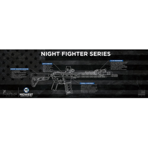 Midwest Industries Gun Cleaning Mat AR-15 Series 36" x 12" - Midwest Industries