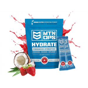 MTN OPS Hydrate Electrolyte Powder Strawberry Coconut 20 Servings