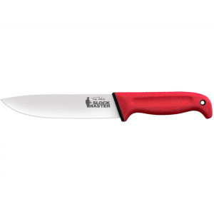 Cold Steel Slock Master Fixed Blade Knife 6.5" Drop Point 4116 Polished Blade Griv-Ex Handle Red - Cold Steel