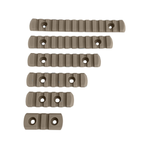 Hera Arms M-LOK Picatinny Rail Section Tan 6PK - Hera Arms
