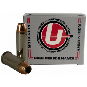 Underwood 44 Remington Magnum Ammo 180 Grain Hornady XTP Jacketed Hollow Point Box of 20 - Underwood Ammunition