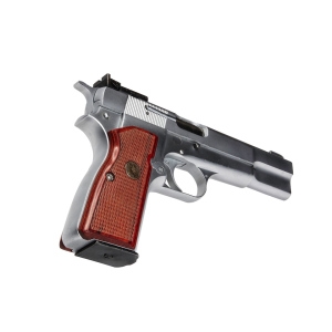 Pachmayr Renegade Wood Laminate Grips for Browning Hi Power Rosewood Checkered - Pachmayr