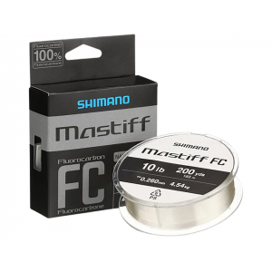 SHIMANO Mastiff FC Fluorocarbon Fishing Line 16lb 200yd Clear