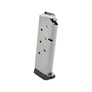 CM Products Classic Magazine with Base Pad 1911 Government, Commander 45 ACP 7-Round Stainless Steel - Cm Products