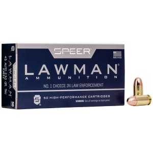 Speer Lawman 45 ACP Ammo 230 Grain Total Metal Jacket Box of 50