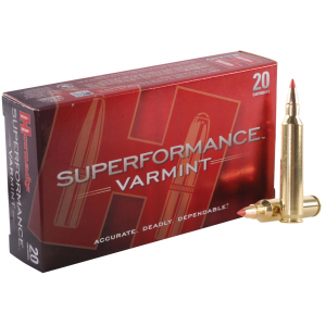 HORNADY Superformance Varmint 204 Ruger Ammo 40 Grain HORNADY V-max Polymer Tip Box Of 20