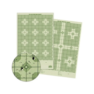 Rite in the Rain Cross Precision Distance Weather-Resistant Paper Target 25 Pack - Rite In The Rain