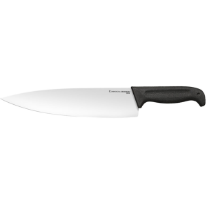 Cold Steel Commercial Series Chef Knife 10" 4116 Stainless Steel Blade Kray-Ex Handle Black - Cold Steel