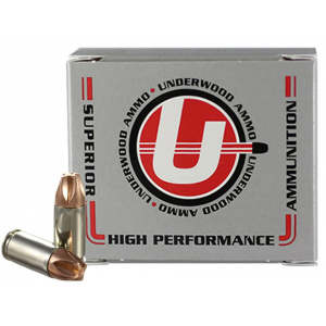 Underwood 9mm Luger +P Ammo 68 Grain Lehigh Xtreme Defense Fluted Lead Free Box of 20 - Underwood Ammunition