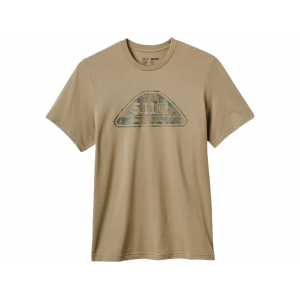 5.11 Men's Camo Crest T Shirt Covert Green 2XL