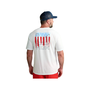 HUK Men's Salute T Shirt White XL