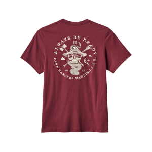 5.11 Men's Park Ranger T Shirt Burgundy Medium