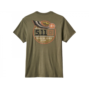5.11 Men's PBG Crest T Shirt Ranger Green XL