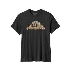 5.11 Men's Camo Crest T Shirt Black Large