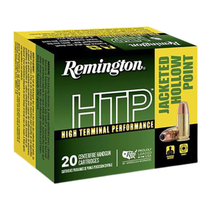 Remington High Terminal Performance (HTP) 30 Super Carry Ammo 100 Grain Jacketed Hollow Point Box Of 20 ington High Terminal Performance (HTP) 30 Super Carry 100 Grain Jacketed Hollow Point Box Of 20 Ammo