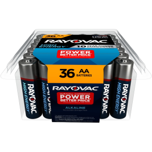 Rayovac High Energy Battery AA 1.5 Volt Alkaline 36PK - Rayovac