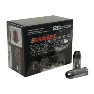 nes TAC-XPD 40 S&W 140 Grain Barnes TAC-XPD Solid Hollow Point Lead Free Box Of 20 Ammo